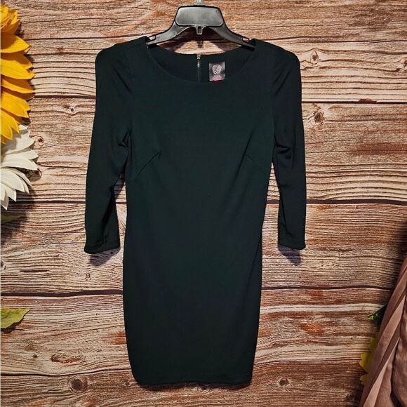 Vince Camuto dress forest green women's 6 Pre-owned - Picture 1 of 5